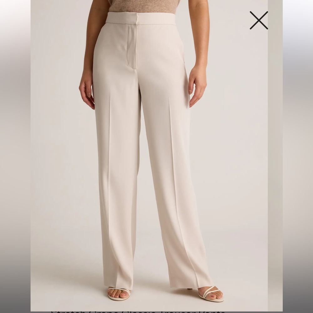 Quince Women's Cream Trousers